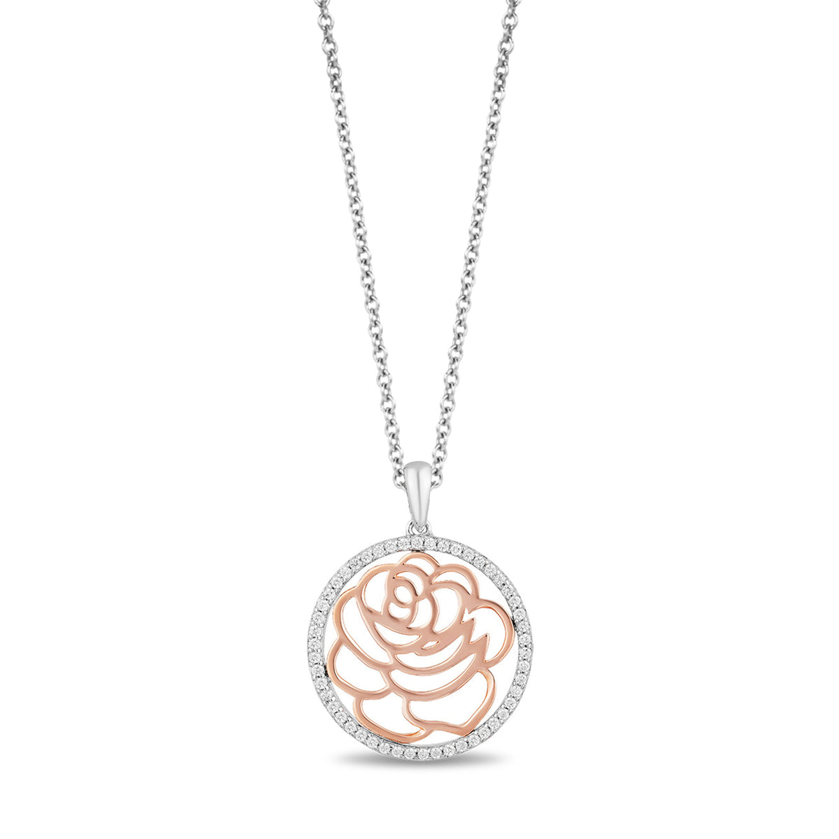Belle rose necklace cheap