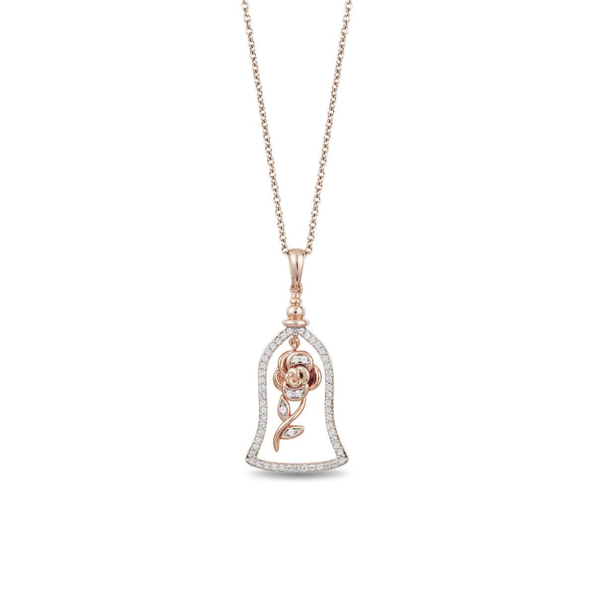 Pendant Zales Beauty And The Beast Rose Pendant Zales Disney Belle