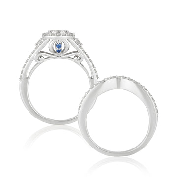 Cinderella top wedding ring