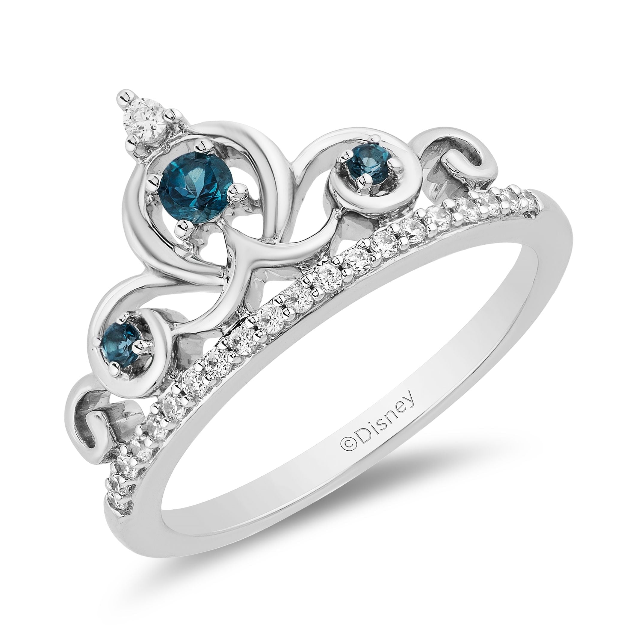 Silver clearance tiara ring