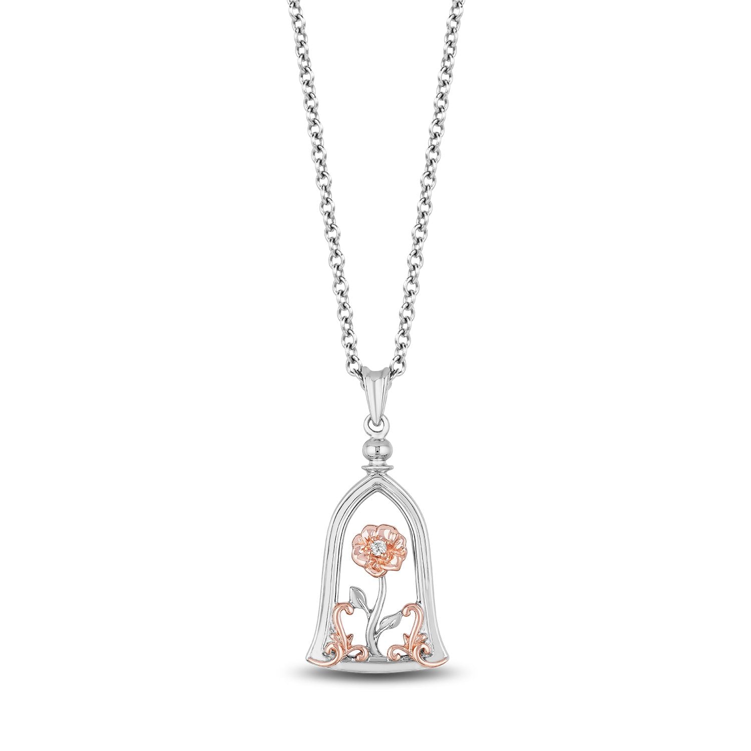 Beauty and the deals beast pendant necklace