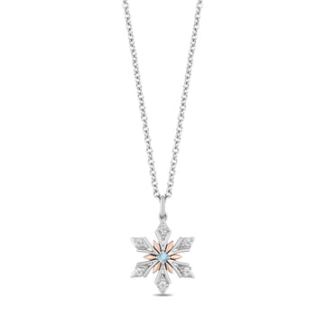 Diamond on sale snowflake necklace