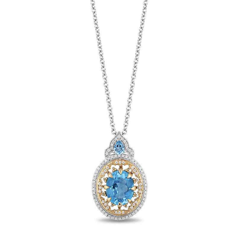 enchanted_disney-jasmine_fine_jewelry_9k_white_gold_and_yellow_gold_with_0_20_cttw_diamonds_and_swiss_blue_topaz_aladdin_cave_of_wonders_pendant_necklace_0.20CTTW_1